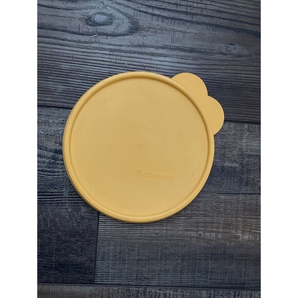#2541D-1 D Tupperware Replacement Lid With Butterfly Tab Orange - Picture 1 of 2